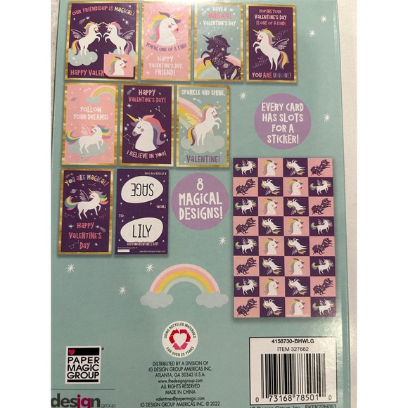 Studio 2/14 Valentines Cards Kids 2 packs of 32 each New - Picture 5 of 5